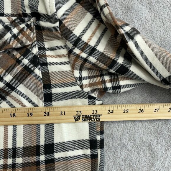 NEW HFX Men's S Plaid Shirt Jacket Wool Blend - Picture 9 of 11